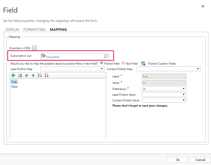 Create a Form with the Form Builder – Click Support
