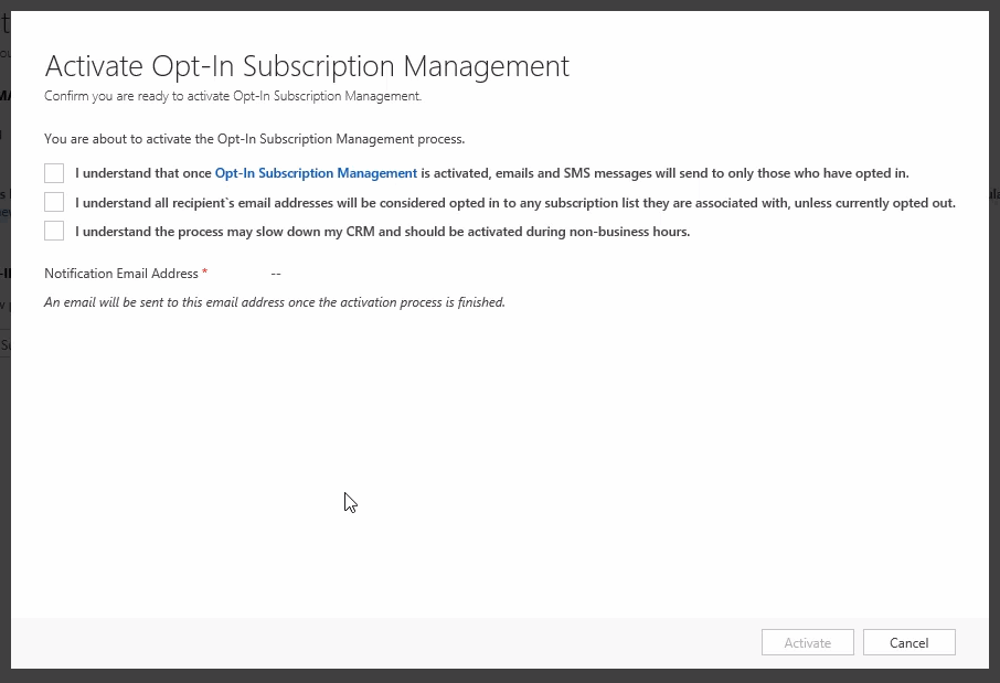 Opt In Subscription Management Clickdimensions Support