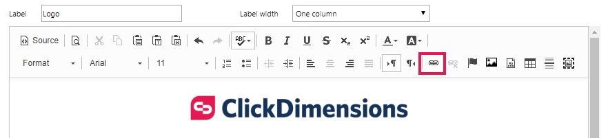 Web Content Components Clickdimensions Support