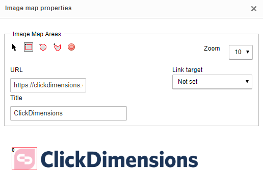 The Image Map Editor – ClickDimensions Support