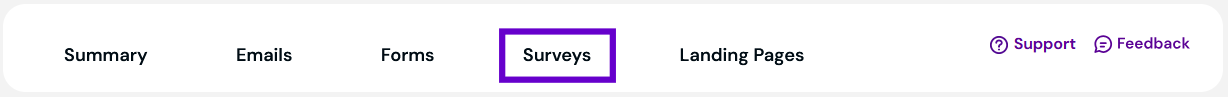 SurveysDashboardNavigationBar.png