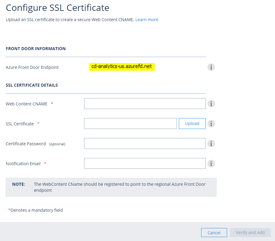 SSL Certificates for Web Content CNAMEs – ClickDimensions Support