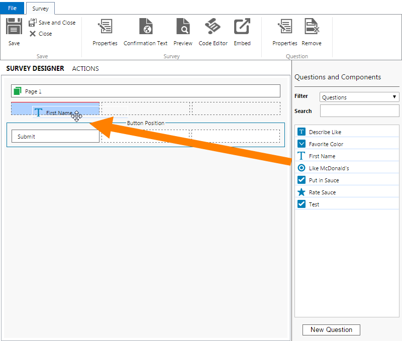 create a clickdimensions survey clickdimensions support